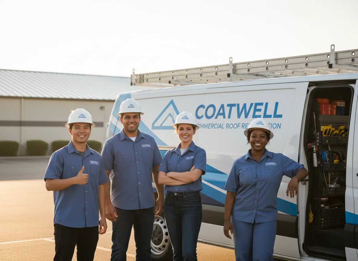 Commercial roof coating company in Waverly, KS
